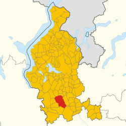 Map of Gallarate (Province of Varese, region Lombardy, Italy 2024)